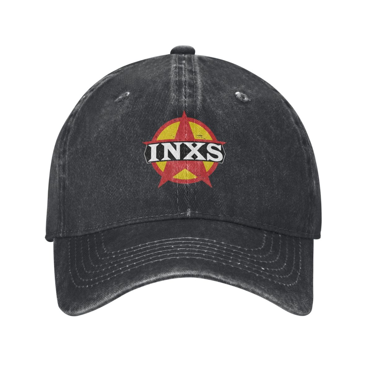 Outdoor Adventure Golf - INXS, 스타 로고, 빈티지, 레트로 그래픽,