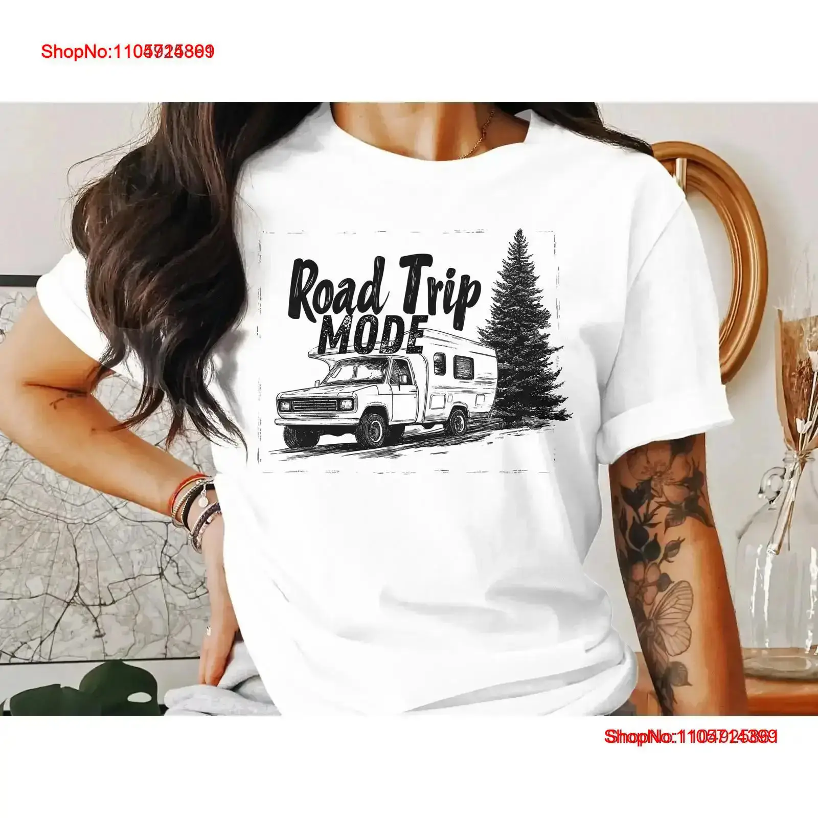 로드 트립 모드 티셔츠 캠핑 RV 라이프 어드벤처 자연 - Outdoor Adventure Enthusiast 리뷰 및 가격