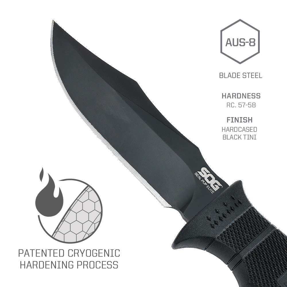 SOG Seal PUP 엘리트 고정 블레이드 나이프 전 - Survival Knife Full Tang 리뷰 및 가격